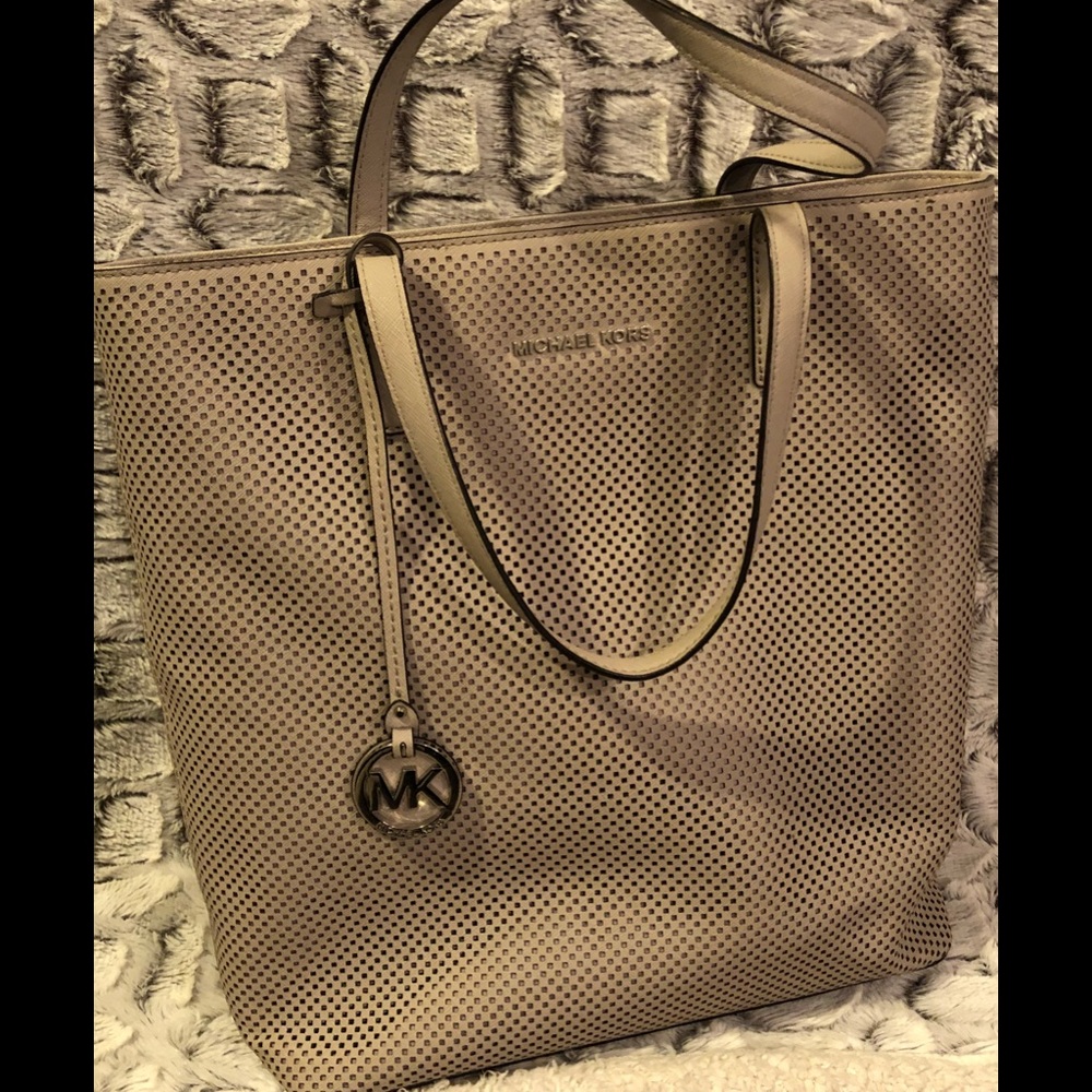 ❌SOLD❌Michael Kors perforated leather tote